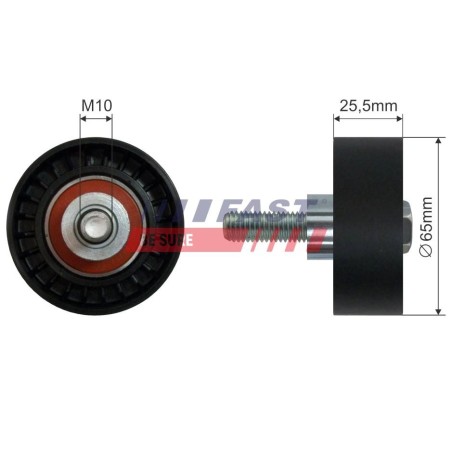 Galet enrouleur de Courroie d'Accessoire Pour Fiat Bravo II Stilo 60671789