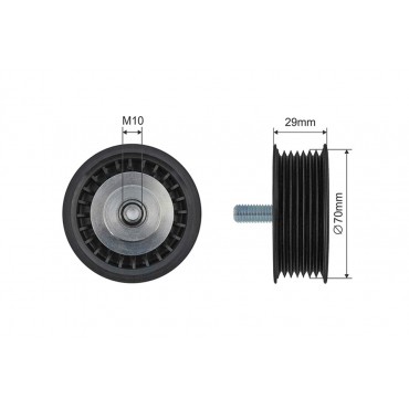 Galet enrouleur de Courroie d'Accessoire Pour Porsche Cayenne 94810211902