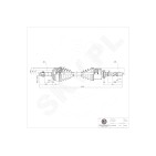 Cardan Arbre de Transmission Avant Droit Pour Renault Opel Nissan Vauxhall