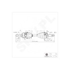 Cardan Arbre de Transmission Avant Gauche Pour Toyota Corolla 4342013050