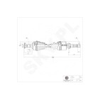 Cardan Arbre de Transmission Avant Droit Pour Peugeot 307 Partner Citroën