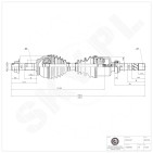 Cardan Arbre de Transmission Avant Droit Pour Fiat Ducato 1366928080 71796535