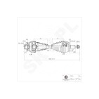 Cardan Arbre de Transmission Avant Droit Pour VW Multivan V 7H0 407 272 CJ