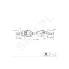 Cardan Arbre de Transmission Avant Gauche Pour Opel Astra H Zafira B Vauxhall