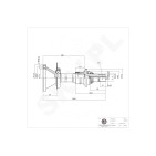 Cardan Arbre de Transmission Avant Droit Pour VW Sharan Seat Alhambra 02N409344F