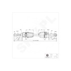 Cardan Arbre de Transmission Arrière Pour Ford Kuga II 1947217 2168926 5158310