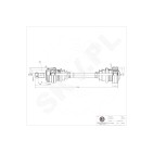 Cardan Arbre de Transmission Arrière Pour BMW Série 3 E30 33211225942