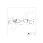 Cardan Arbre de Transmission Avant Droit Pour Peugeot 1007 Citroën C2 C3