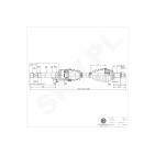 Cardan Arbre de Transmission Avant Droit Pour Fiat Stilo 46307863 46307909