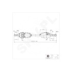 Cardan Arbre de Transmission Avant Droit Pour Opel Astra G Zafira A Vauxhall