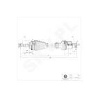 Cardan Arbre de Transmission Avant Droit Pour Renault Clio II Kangoo 7711368906