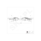 Cardan Arbre de Transmission Avant Gauche Pour Renault Duster Kaptur Dacia