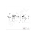 Cardan Arbre de Transmission Avant Gauche Pour Renault Kangoo 8200144781