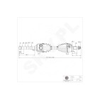 Cardan Arbre de Transmission Avant Droit Pour Peugeot Citroën C4 DS4 DS 3273.NH