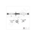 Cardan Arbre de Transmission Arrière Pour VW Crafter 30-35 Mercedes-Benz