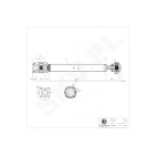Cardan Arbre de Transmission Arrière Pour Mercedes-Benz Classe M 1634100201