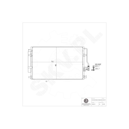 Condenseur de Clim Pour VW Crafter 30-35 30-50 Mercedes-Benz Sprinter