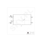 Condenseur de Clim Pour Renault Opel Nissan Vauxhall 93657126 93857126 93861172