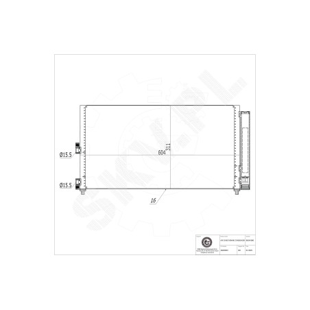 Condenseur de Clim Pour Fiat Doblo Idea Van Punto Lancia Musa Ypsilon