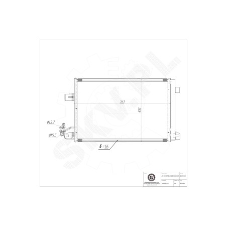 Condenseur de Clim Pour VW California T5 Camper Multivan V 7E0 820 411 B