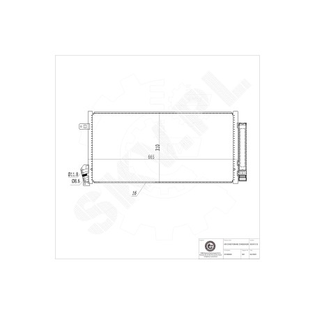 Condenseur de Clim Pour Opel Fiat Vauxhall 1850226 1850282 51838048 51937924