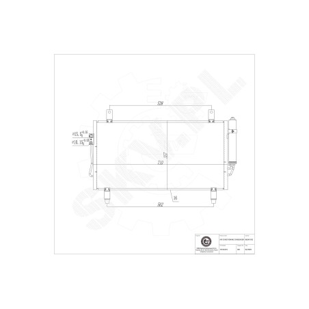 Condenseur de Clim Pour Mitsubishi Outlander III Van 7812A218 7812A220 7812A394