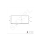 Condenseur de Clim Pour Ford Galaxy Mondeo V S-Max Ford USA Edge