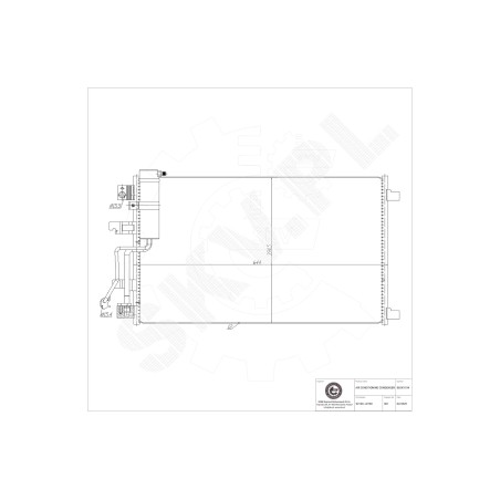 Condenseur de Clim Pour Nissan Qashqai 92100-BR40A 92100-JD700 92100-JD70B