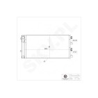 Condenseur de Clim Pour Renault Duster Dacia Duster 8200880551 8660003442