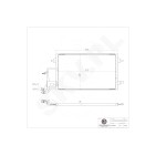 Condenseur de Clim Pour Audi A6 4B0.260.401 F 4B0.260.401 T 4B0.260.403 F