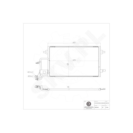Condenseur de Clim Pour Audi A6 4B0.260.401 F 4B0.260.401 T 4B0.260.403 F