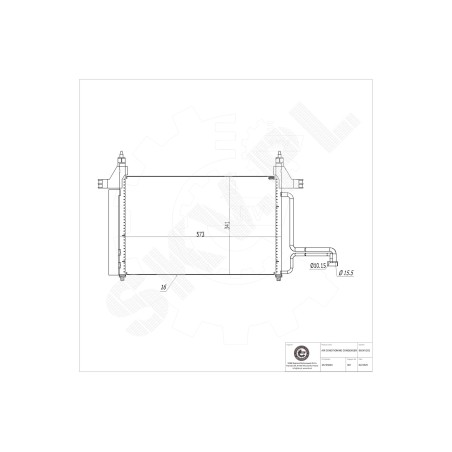Condenseur de Clim Pour Fiat Stilo 46745840