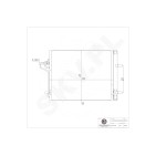 Condenseur de Clim Pour Ford C-Max II Focus III Grand 1693590 2002808