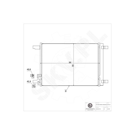 Condenseur de Clim Pour VW Caddy Golf VII Audi Seat Skoda 5Q0816411BC 5WA816411A
