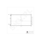 Condenseur de Clim Pour Honda CR-V III IV 80110T1GG01 80110T1GG02