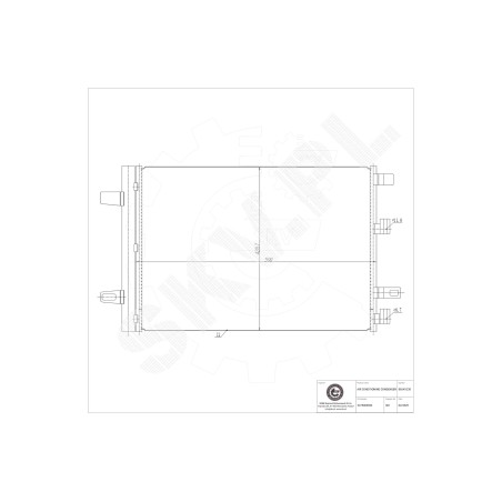 Condenseur de Clim Pour Mercedes-Benz CLA Classe A B GLA GLB 2475000054