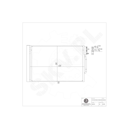 Condenseur de Clim Pour Opel Insignia B Vauxhall Insignia B 23336302 84208083