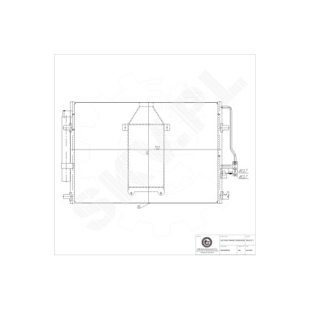 Condenseur de Clim Pour Mercedes-Benz Sprinter 9065000554 A9065000554