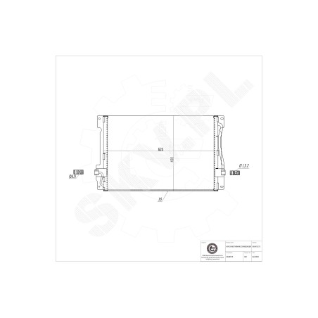 Condenseur de Clim Pour Volvo 850 C70 I S70 V70 XC70 30665225 31390445 68 49 575