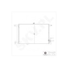 Condenseur de Clim Pour VW Touareg Audi A6 A7 A8 Q7 Q8