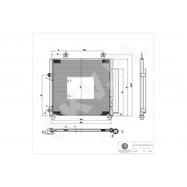 Condenseur de Clim Pour Mitsubishi Mirage/Space Star 3/5 Portes 7812A339