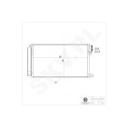 Condenseur de Clim Pour Opel Fiat Alfa Romeo Vauxhall 95510683 50540514 95514807