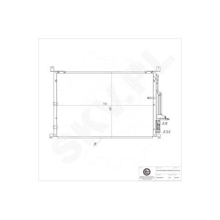 Condenseur de Clim Pour Audi A8 4E0.260.403 F 4E0.260.403 H 4E0.260.403 J