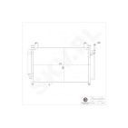 Condenseur de Clim Pour Mazda CX-7 EGY1-61-48ZB EGY1-61-48ZC EH44-61-480