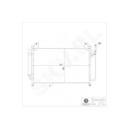 Condenseur de Clim Pour Mazda CX-7 EGY1-61-48ZB EGY1-61-48ZC EH44-61-480