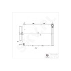 Condenseur de Clim Pour Renault Kangoo 7711497454 82 00 267 994 8200732379