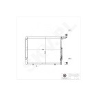 Condenseur de Clim Pour Ford Ecosport Fiesta VII 2067885 2112501 H6BH19710AA