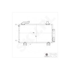 Condenseur de Clim Pour Honda Accord IX A Trois Volumes VIII 80100-TL2-A01
