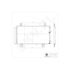Condenseur de Clim Pour Lexus IS C II 88460-53030