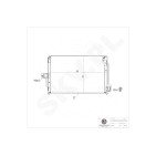 Condenseur de Clim Pour Opel LDV Vauxhall Astra III 1618 012 52460417 52464309